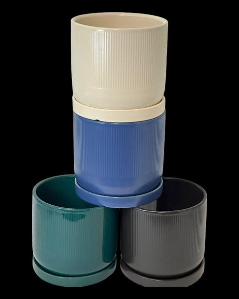 Round Containers -Ceramic
